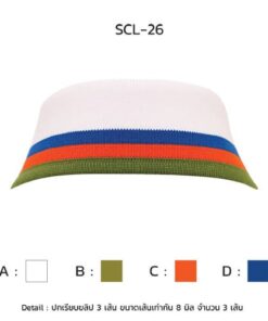 ปกเรียบขลิป 3เส้น ขนาดเส้นเท่ากัน scl-26-3