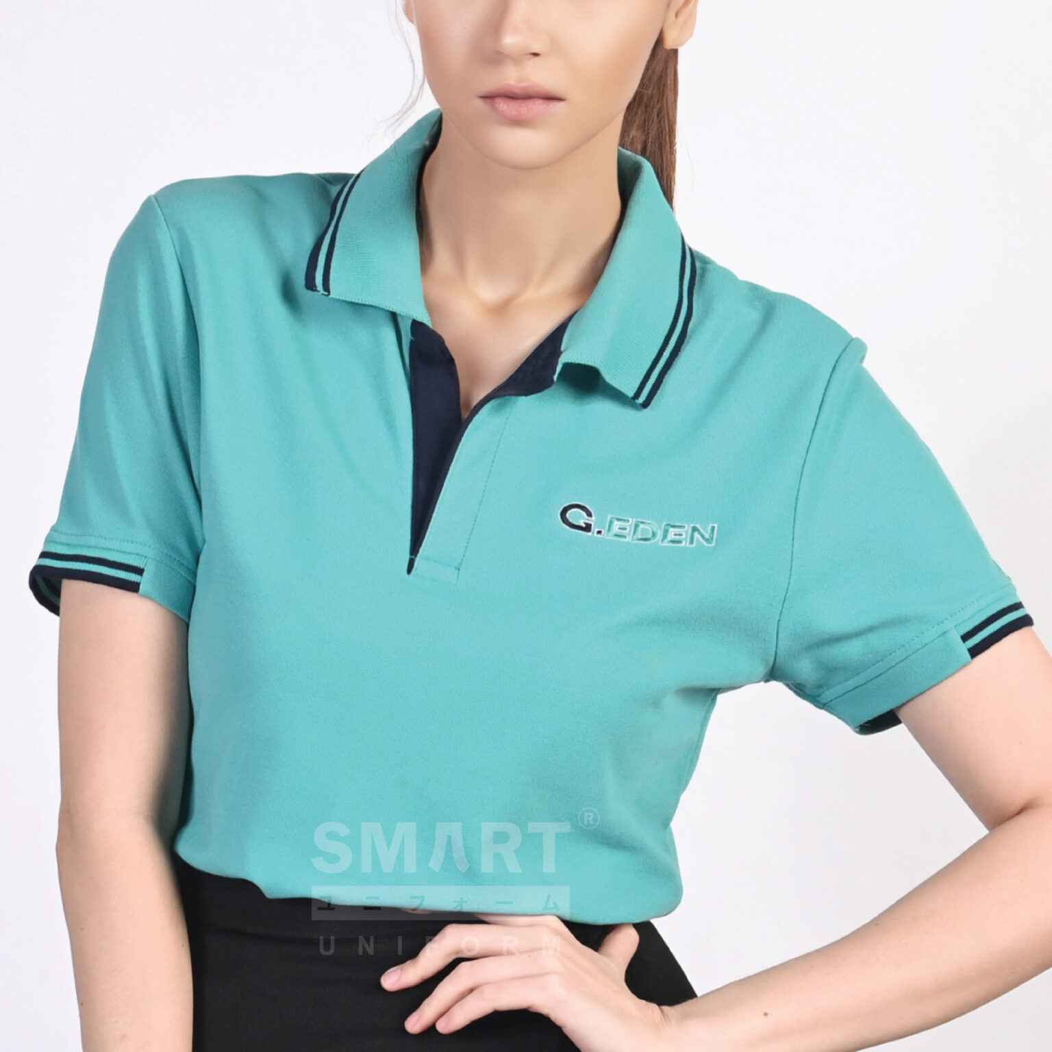 ด้านหน้าของเสื้อโปโล