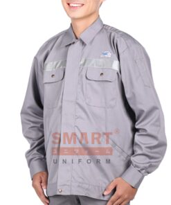 เสื้อยูนิฟอร์ม เสื้อช็อปแขนยาว k-38