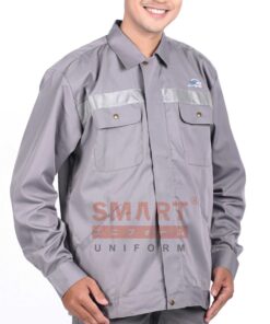 เสื้อยูนิฟอร์ม เสื้อช็อปแขนยาว k-38