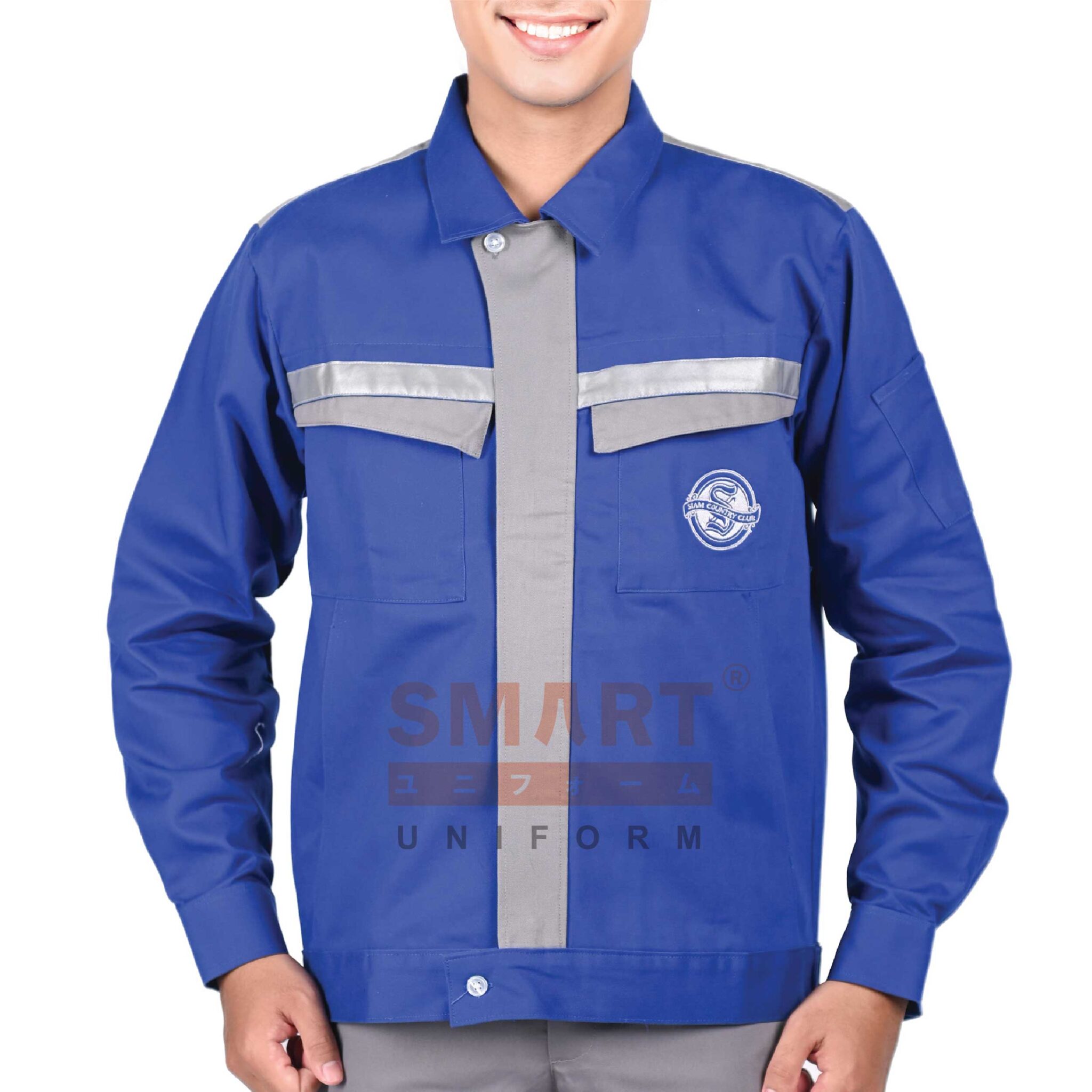 เสื้อยูนิฟอร์ม เสื้อช็อปแขนยาว k-47