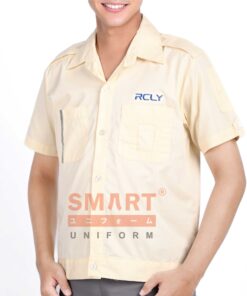 เสื้อยูนิฟอร์ม เสื้อช็อปแขนสั้น k-48