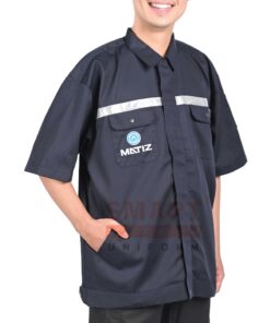 เสื้อยูนิฟอร์ม เสื้อช็อปแขนสั้น k-50
