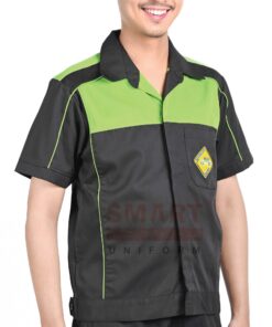 เสื้อยูนิฟอร์ม เสื้อช็อปแขนสั้น k-52