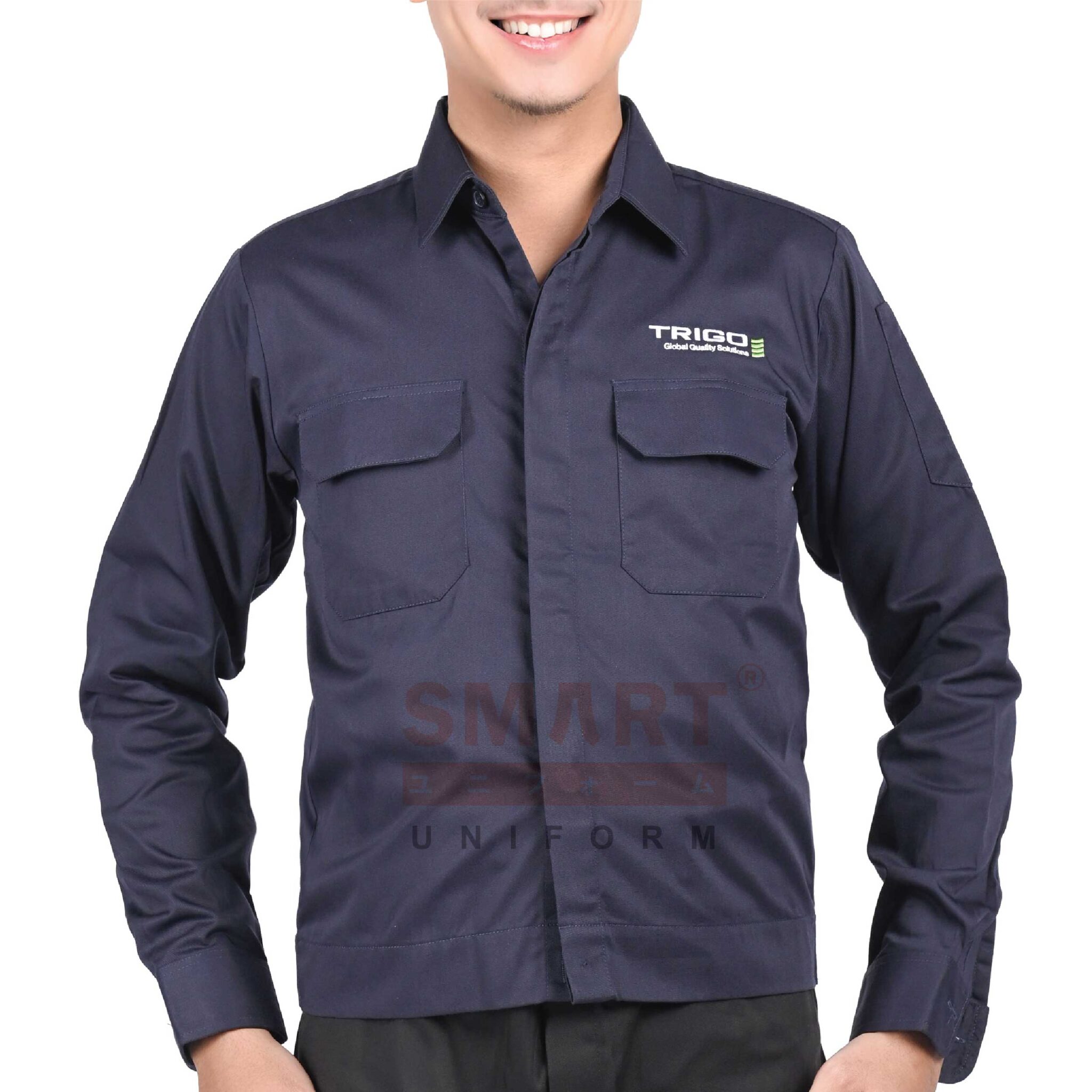 เสื้อยูนิฟอร์ม เสื้อช็อปแขนสั้น k-56