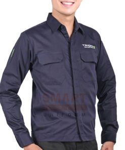 เสื้อยูนิฟอร์ม เสื้อช็อปแขนสั้น k-56