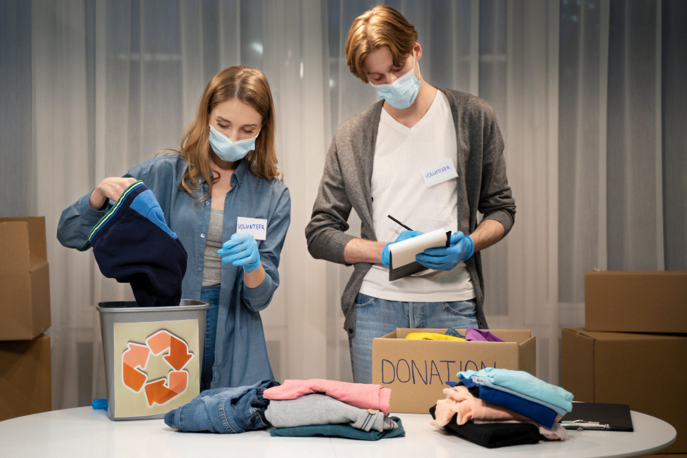 เสื้อผ้าเก่า รีไซเคิล