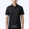 เสื้อโปโลสีดำ พร้อมส่ง ผ้า Smart Dry ด้านหน้า
