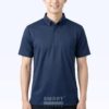 เสื้อโปโลสีกรม มีกระเป๋าพร้อมส่ง ผ้า ATOM ด้านหน้า