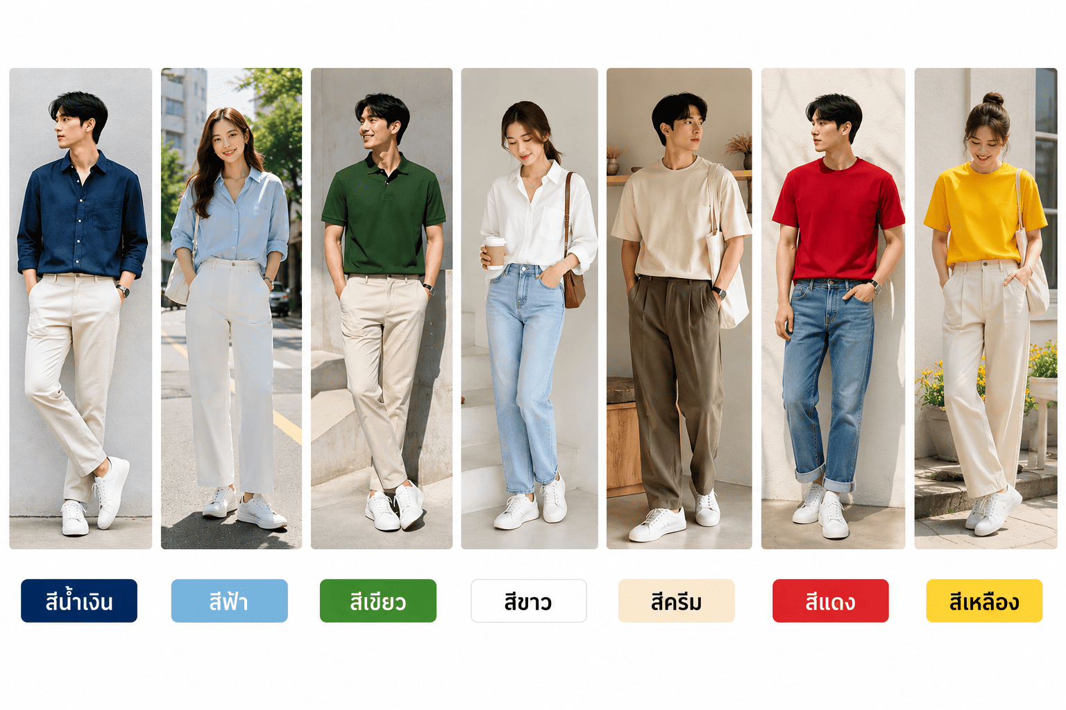 สีเสื้อมงคล ปี 2569 ใส่แล้วโชคดี ดวงเฮงทั้งปี