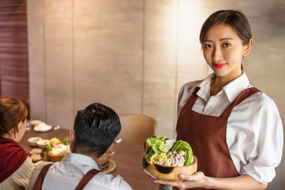 เสื้อพนักงานร้านอาหาร