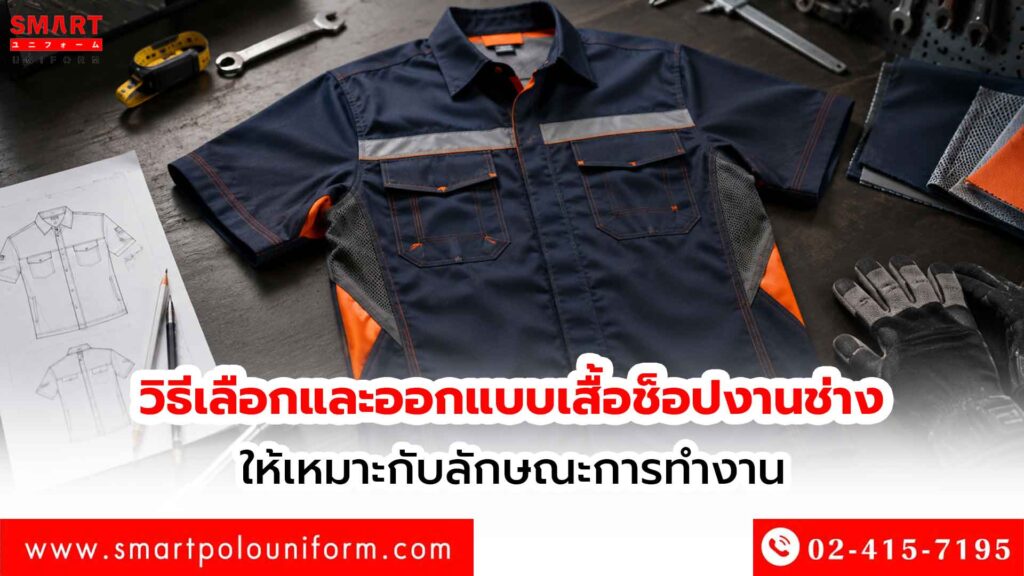 วิธีเลือกและออกแบบเสื้อช็อปงานช่าง-ให้เหมาะกับลักษณะการทำงาน