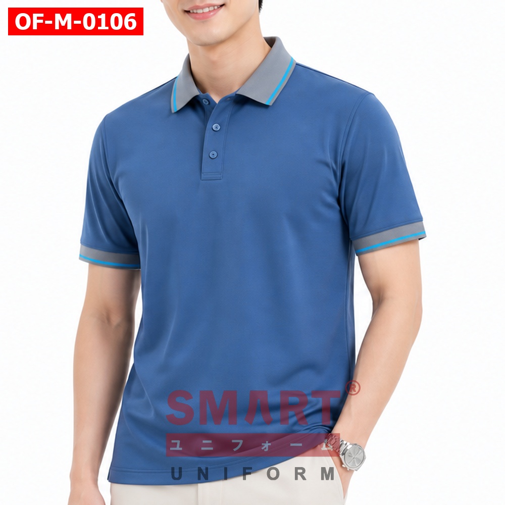เสื้อพนักงานออฟฟิศชาย OF-M-0106 ภาพสินค้า
