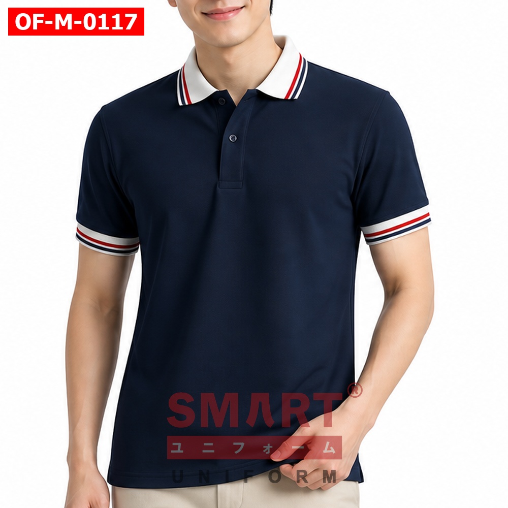 เสื้อพนักงานออฟฟิศชาย OF-M-0117 ภาพสินค้า