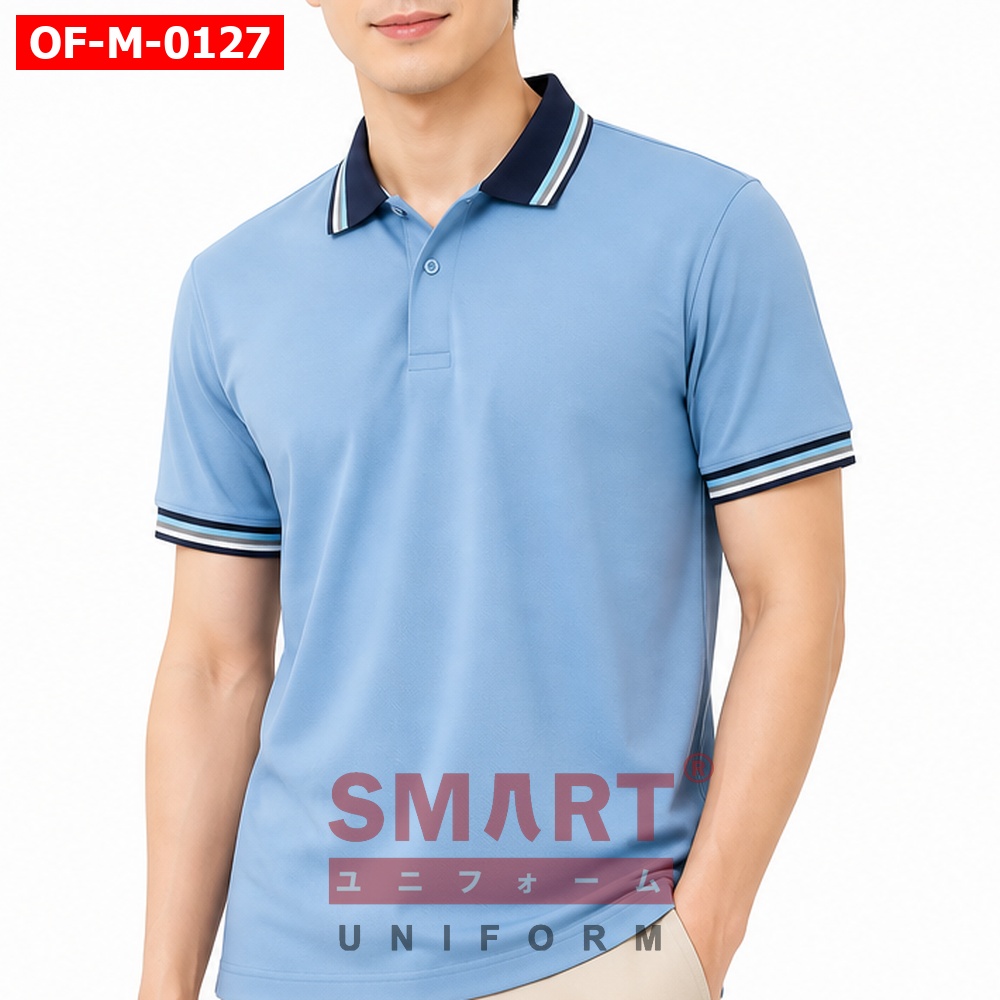 เสื้อพนักงานออฟฟิศชาย OF-M-0127 ภาพสินค้า