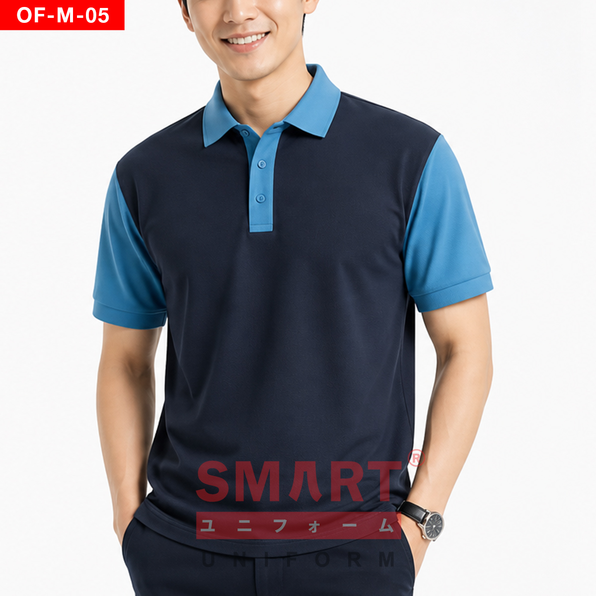 เสื้อพนักงานออฟฟิศชาย OF-M-05 ภาพสินค้า