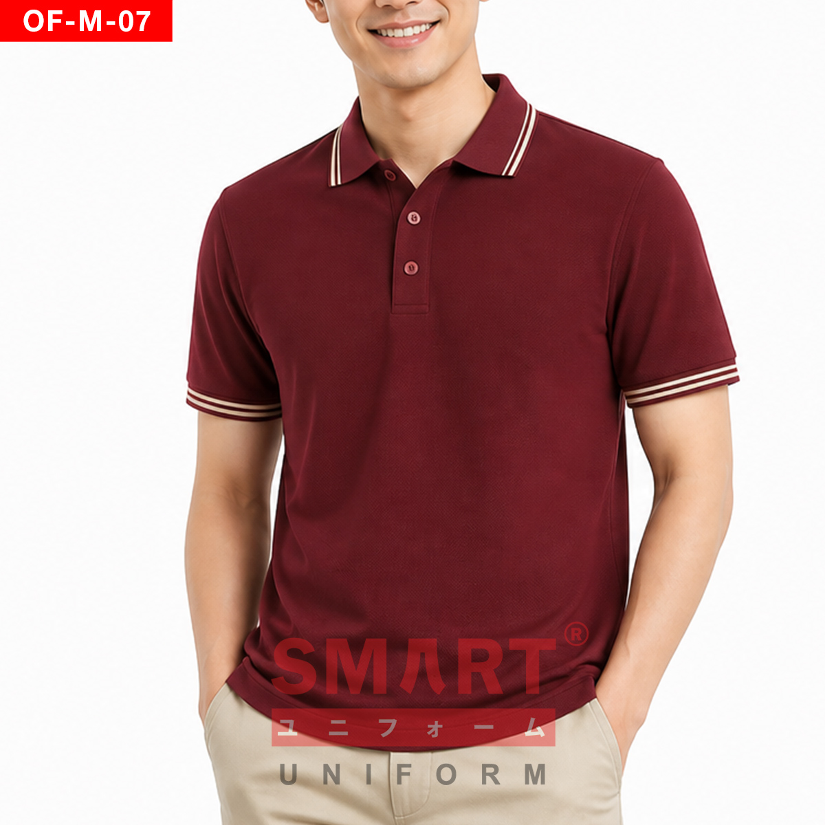 เสื้อพนักงานออฟฟิศชาย OF-M-07 ภาพสินค้า