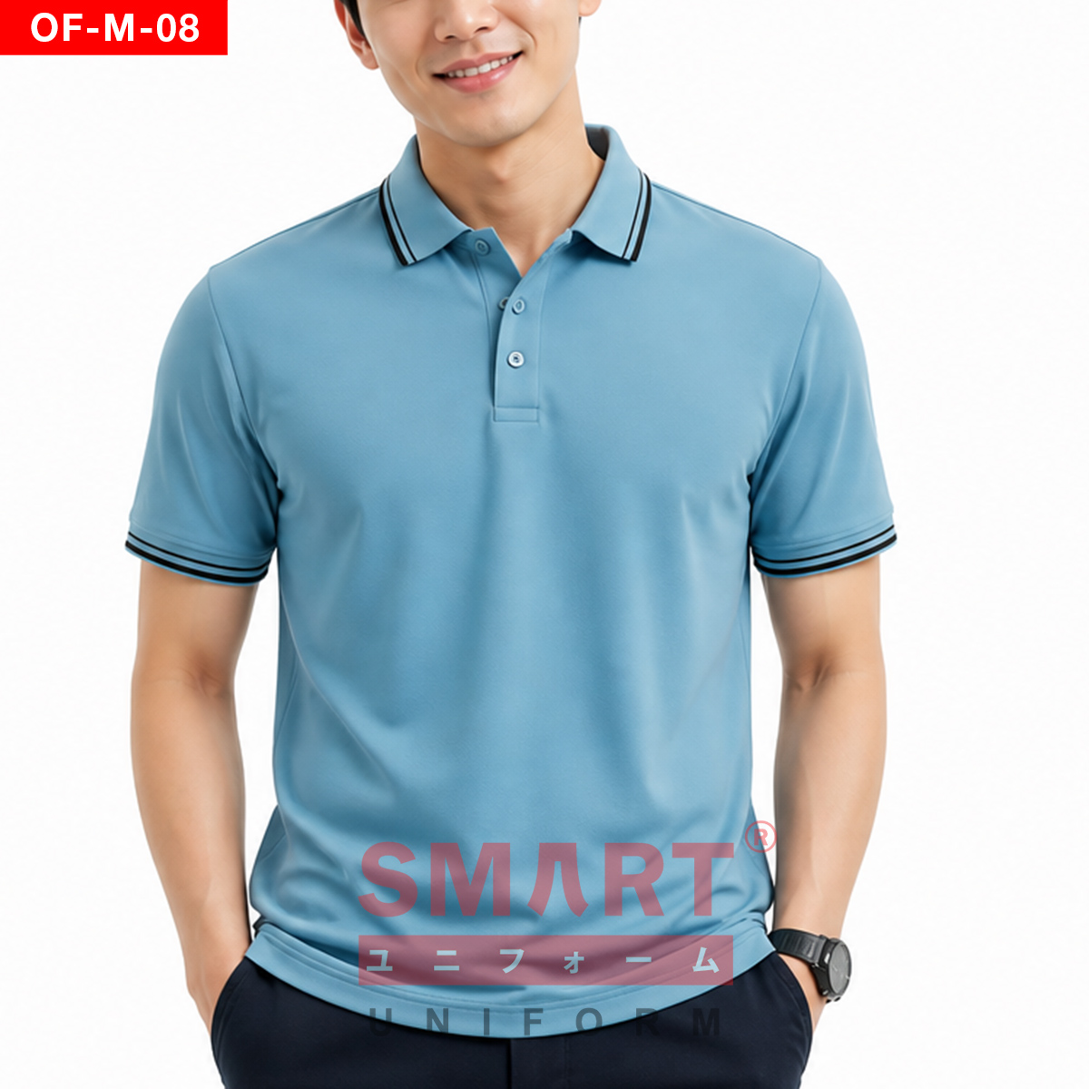 เสื้อพนักงานออฟฟิศชาย OF-M-08 ภาพสินค้า