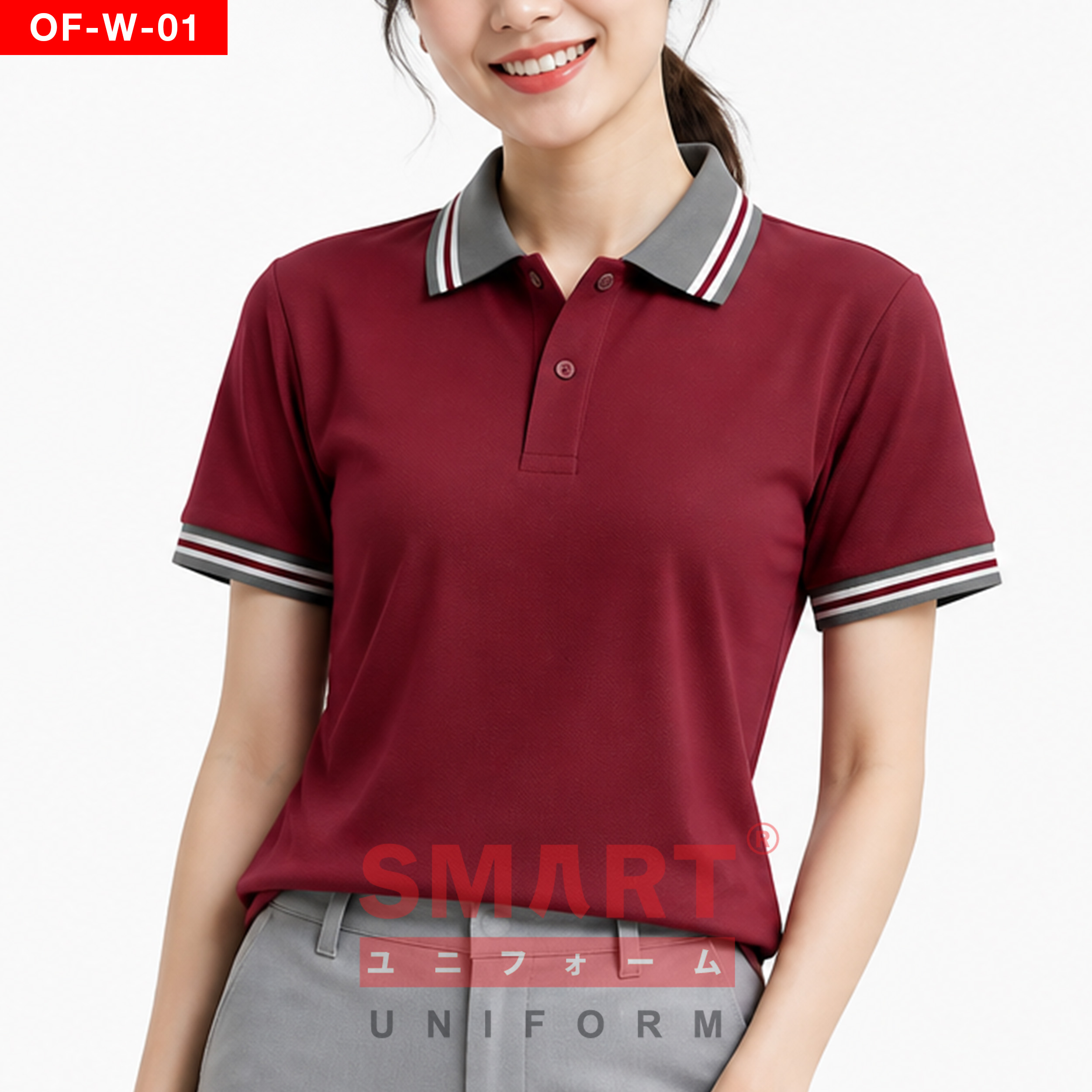 เสื้อพนักงานออฟฟิศหญิง OF-W-01 ภาพสินค้า